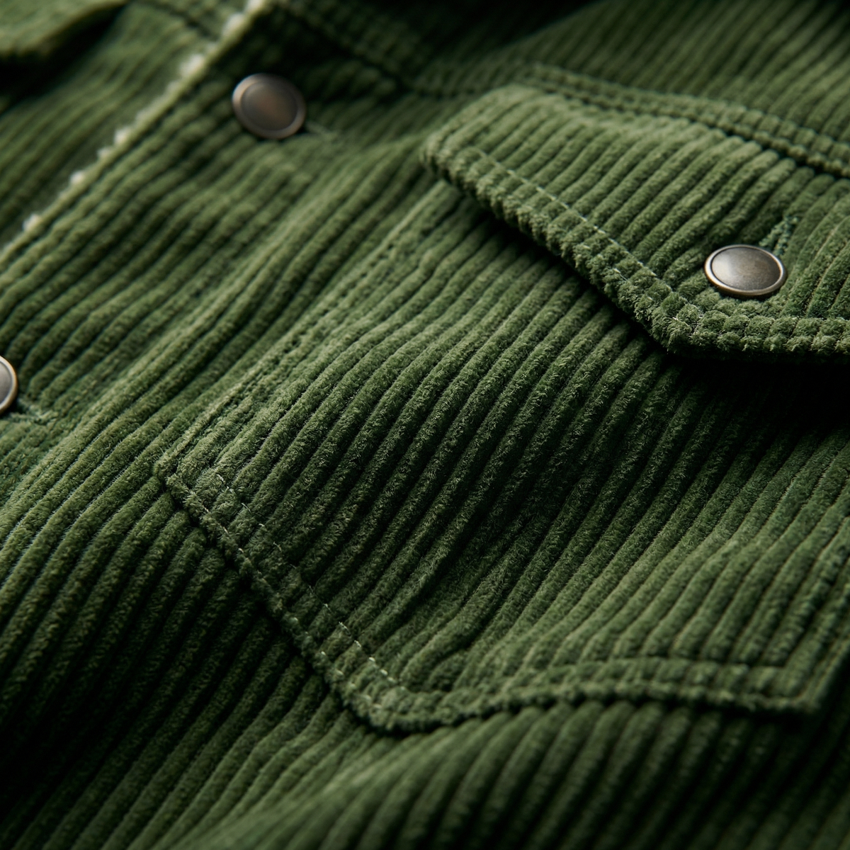 Corduroy Fleece Lined Trucker Jacket