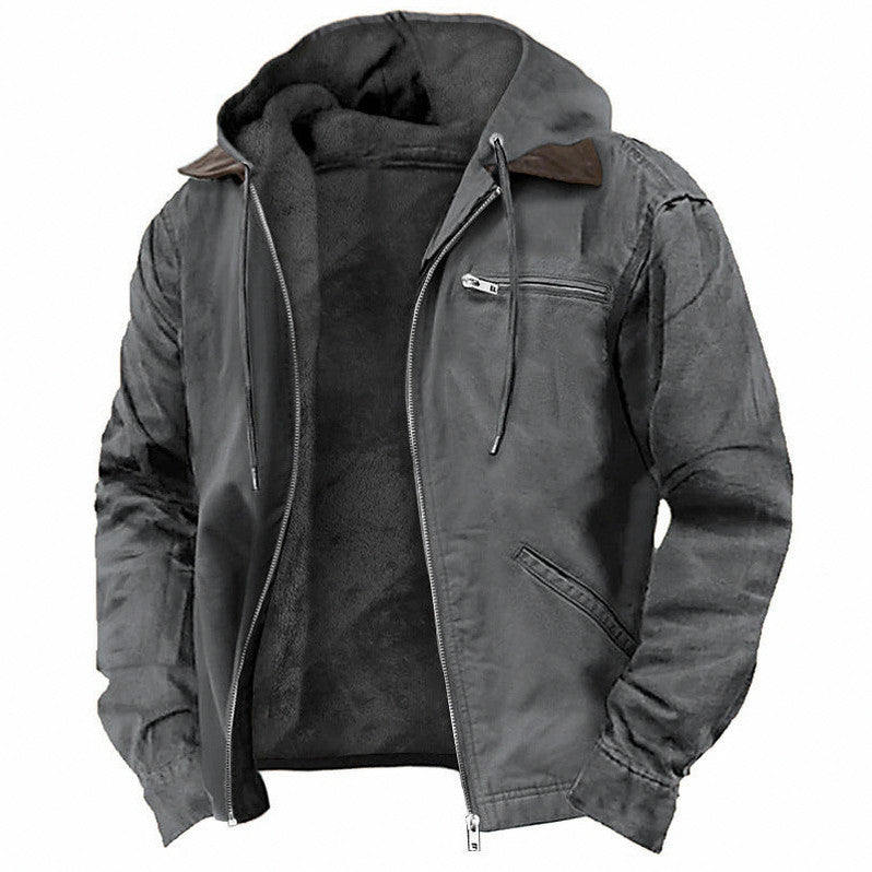 Hooded Full Zip Fleece Jacket