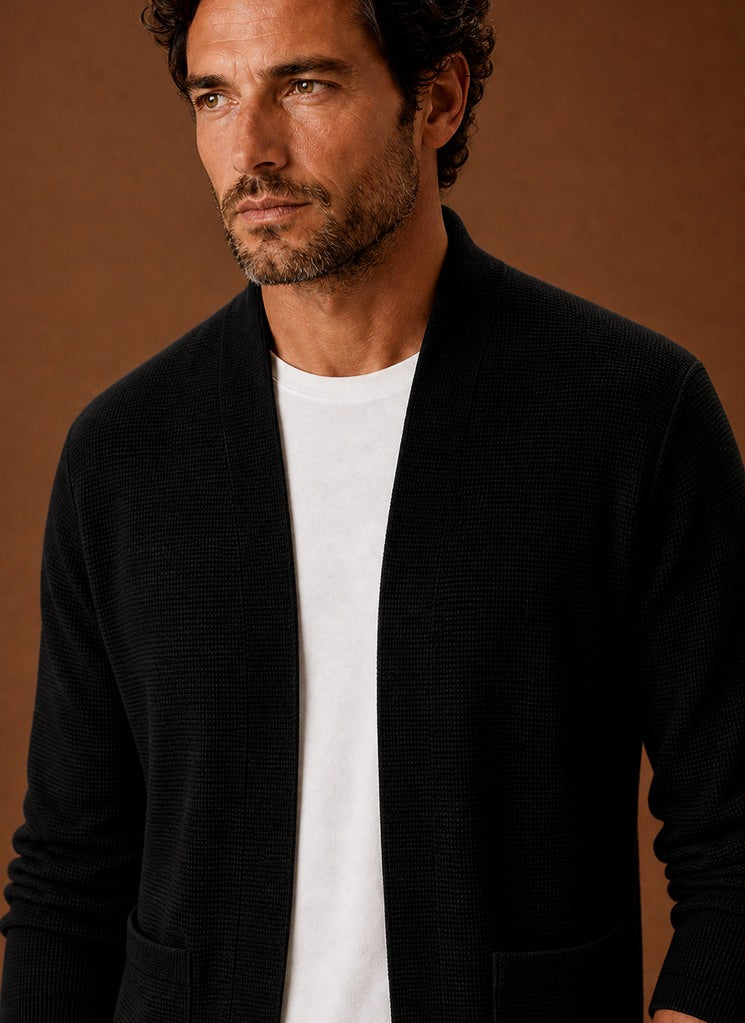 Knit Open Front Cardigan