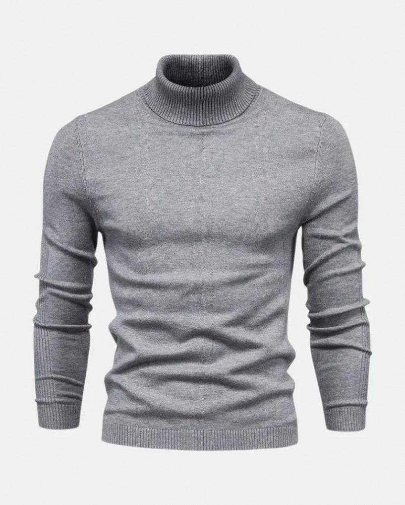 Knit Slim Fit Turtleneck Sweater