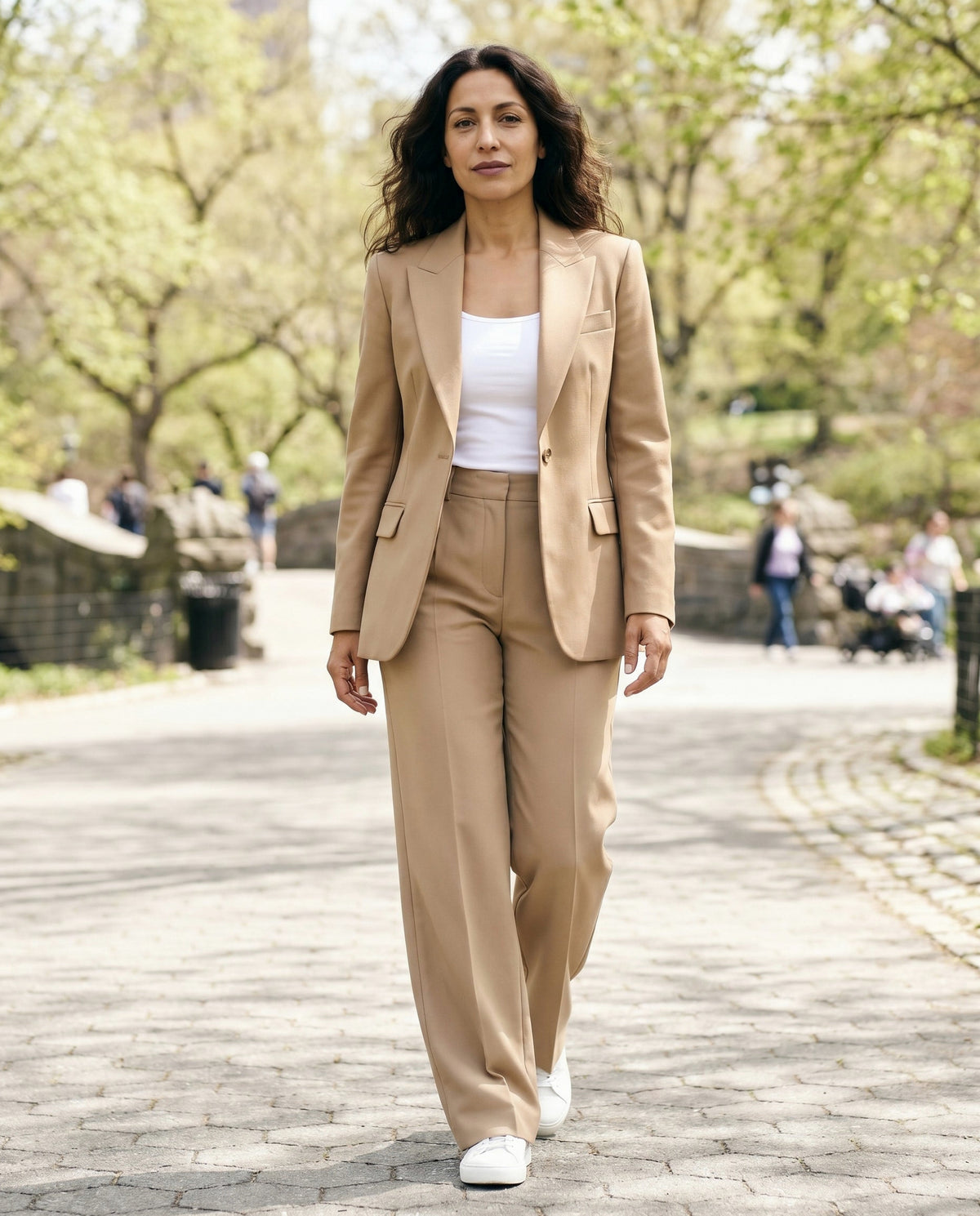 Long Sleeve Blazer and Pants Matching Set
