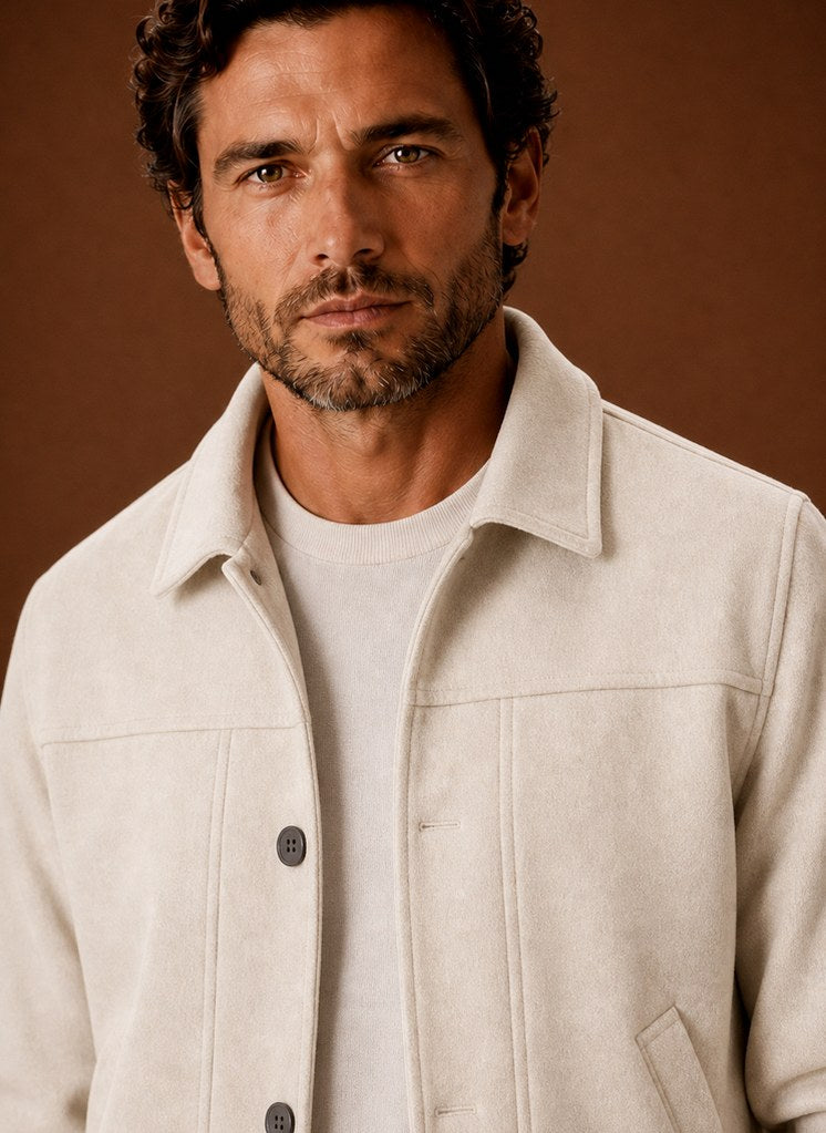 Regular Fit Button Front Overshirt