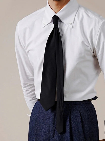 Classic Collar Long Sleeve Dress Shirt