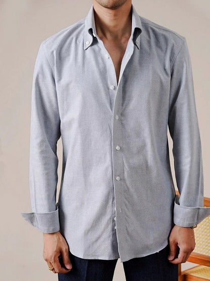 Classic Collar Long Sleeve Dress Shirt