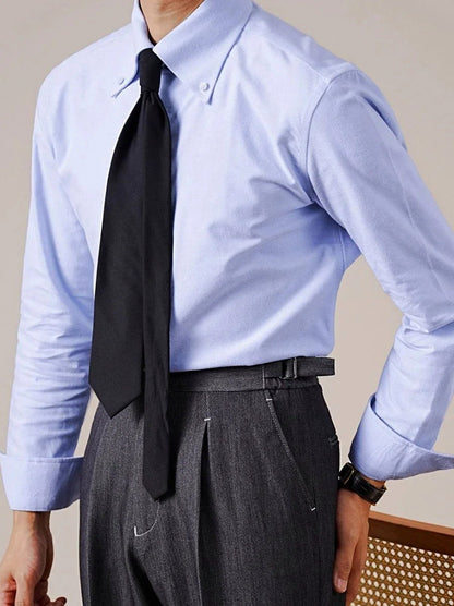 Classic Collar Long Sleeve Dress Shirt