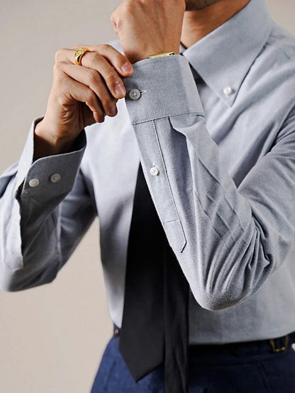 Classic Collar Long Sleeve Dress Shirt