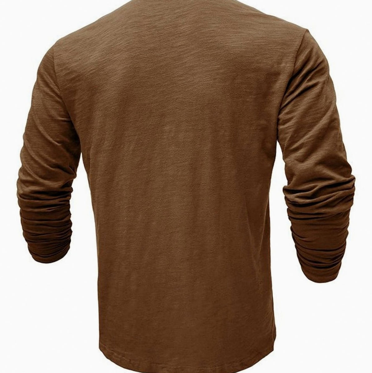 Button Front Long Sleeve Henley