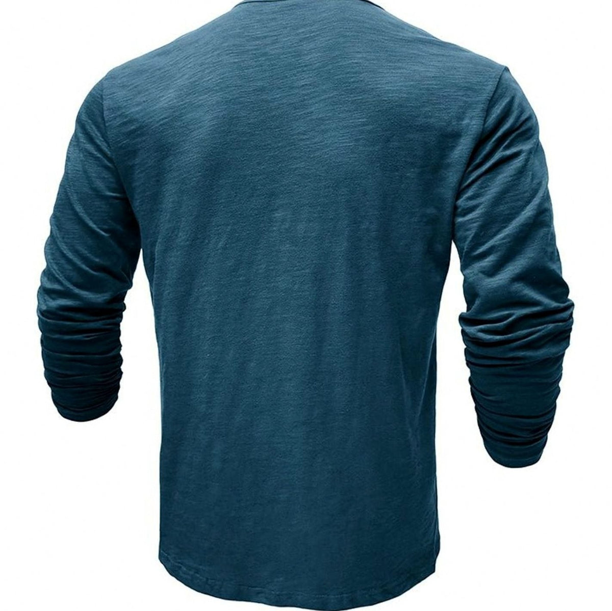 Button Front Long Sleeve Henley