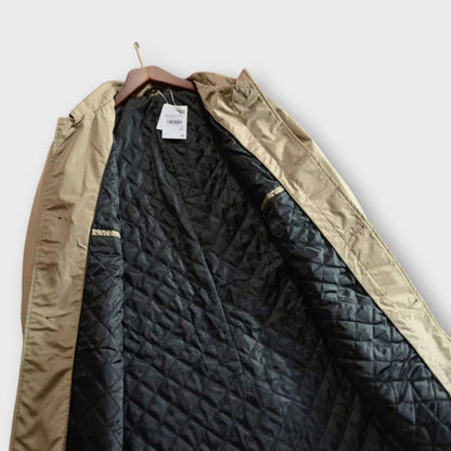 Button Front Trench Coat