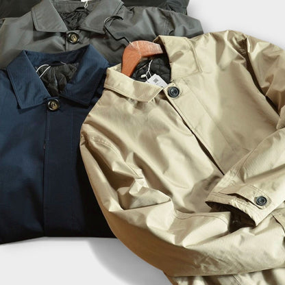 Button Front Trench Coat