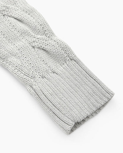 Cable Knit Quarter Zip Sweater