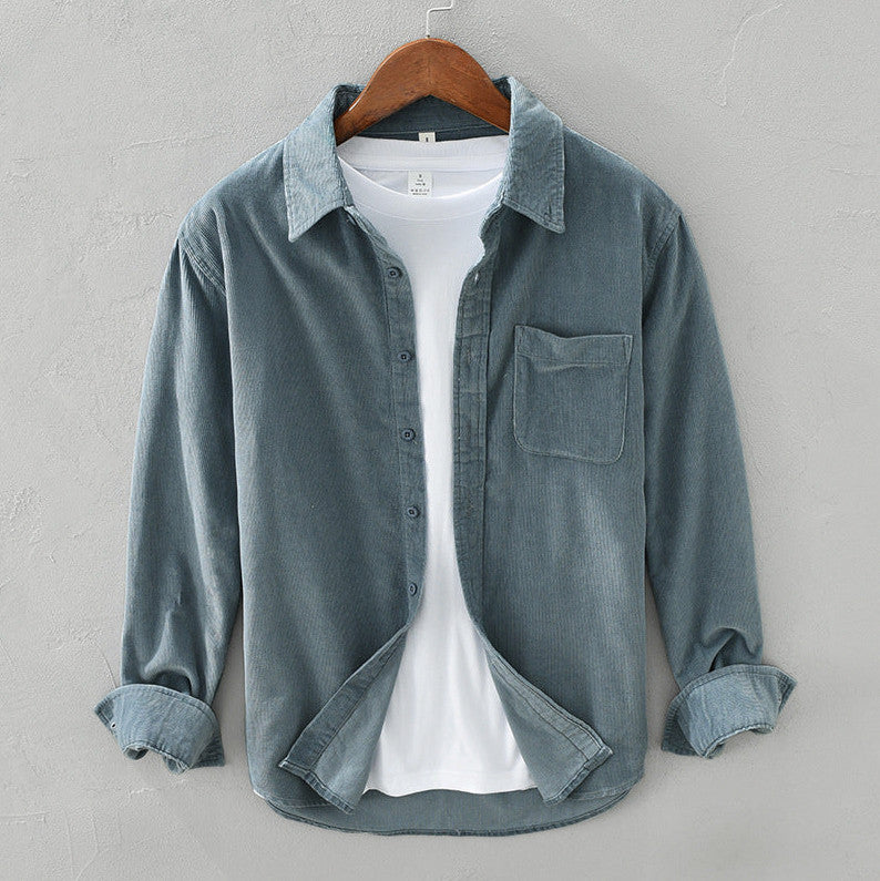 Corduroy Regular Fit Button Down Shirt
