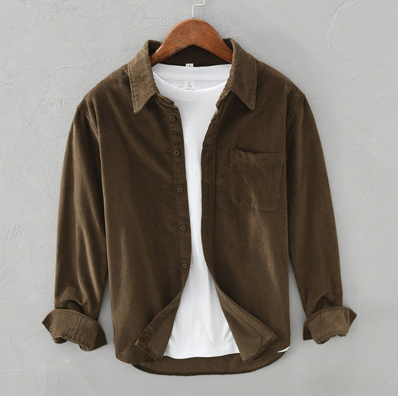 Corduroy Regular Fit Button Down Shirt