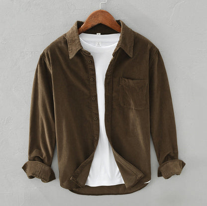 Corduroy Regular Fit Button Down Shirt