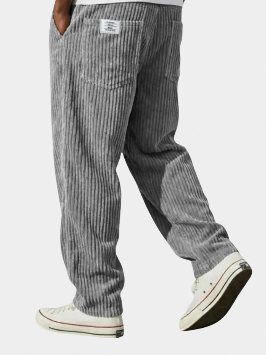 Corduroy Relaxed Straight Leg Pants