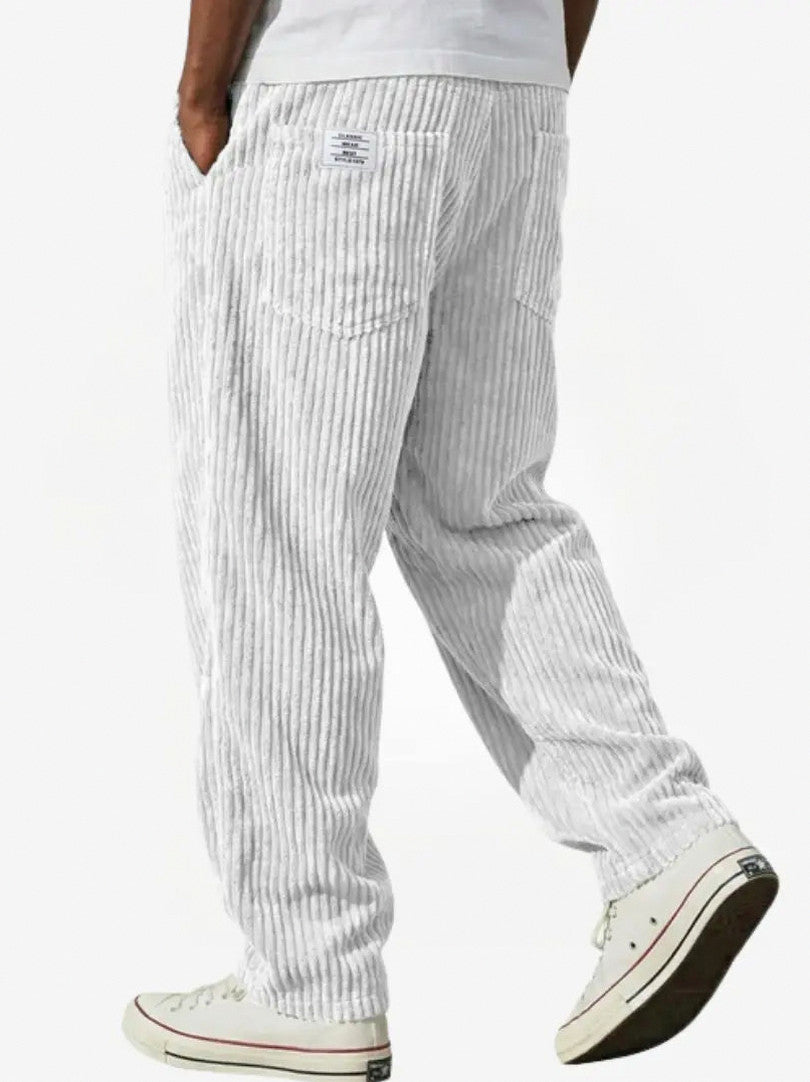 Corduroy Relaxed Straight Leg Pants
