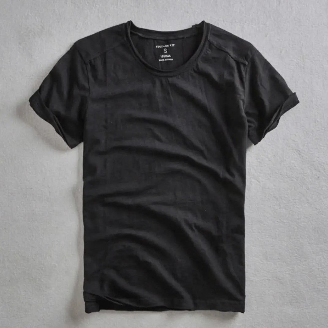 Crew Neck Short Sleeve T Shirt