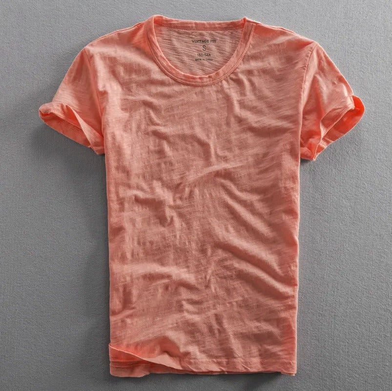 Crew Neck Short Sleeve T Shirt
