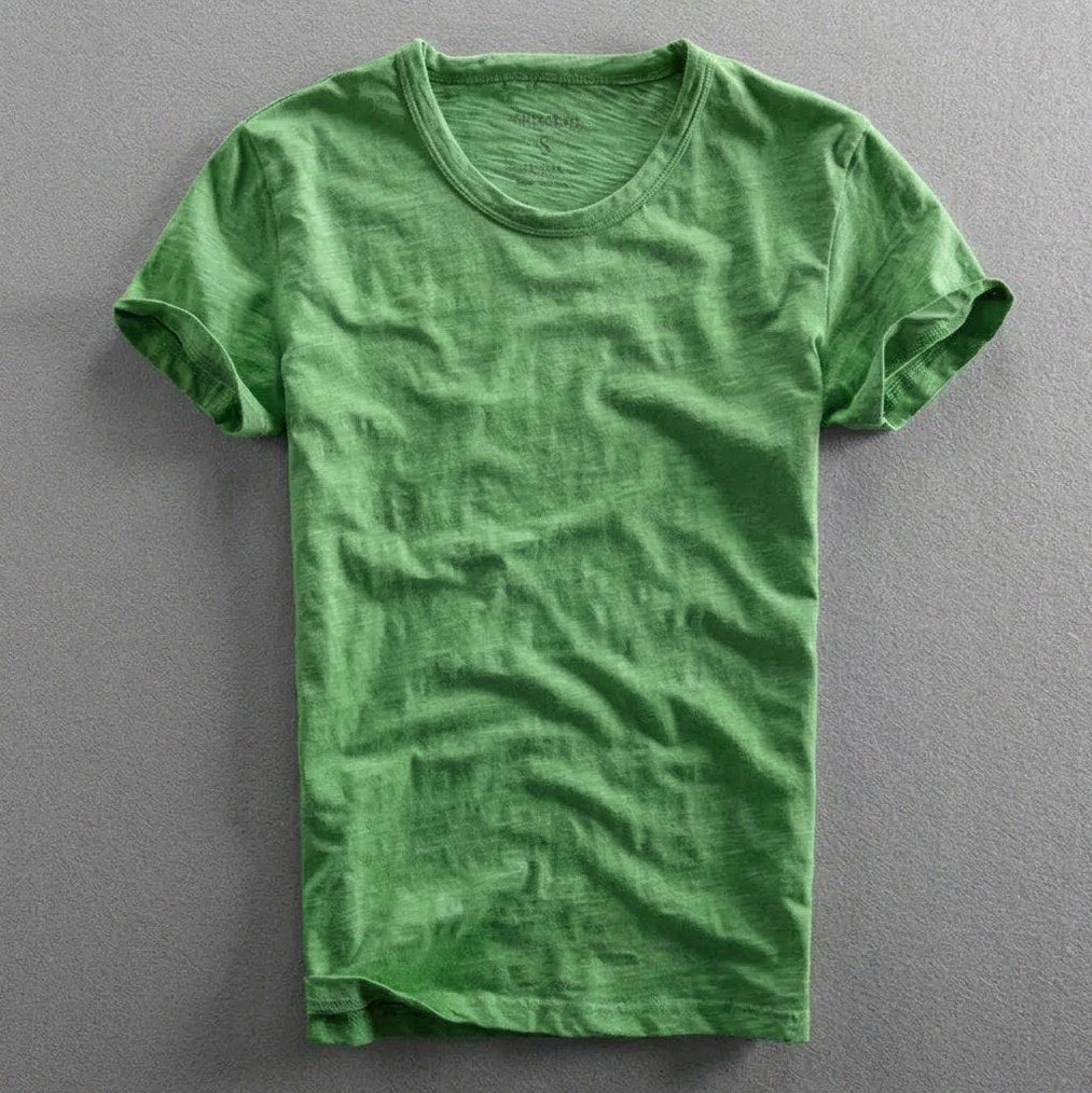 Crew Neck Short Sleeve T Shirt