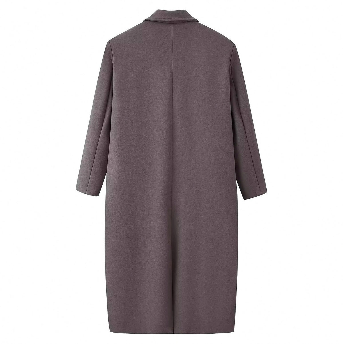 Relaxed Double Breasted Maxi Coat