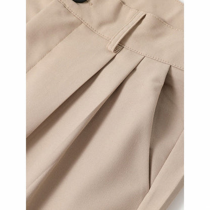 Double Pleated Straight Leg Dress Pants