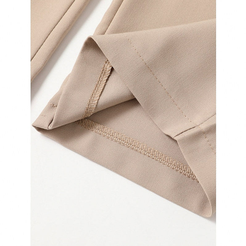 Double Pleated Straight Leg Dress Pants