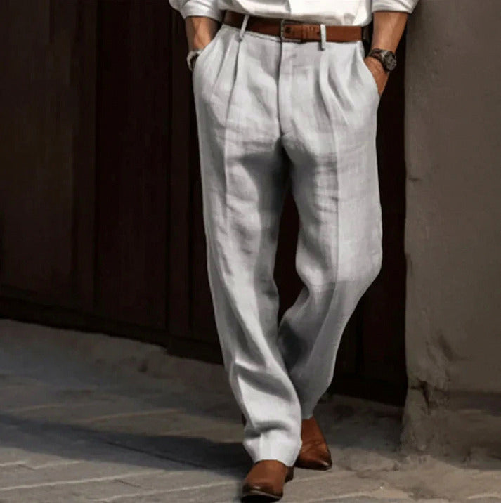 Double Pleated Wide Leg Dress Pants