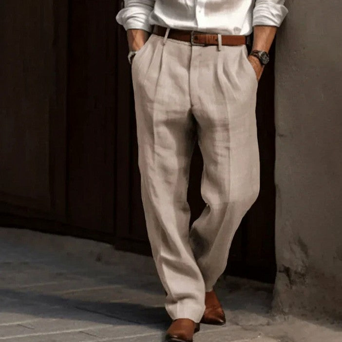 Double Pleated Wide Leg Dress Pants