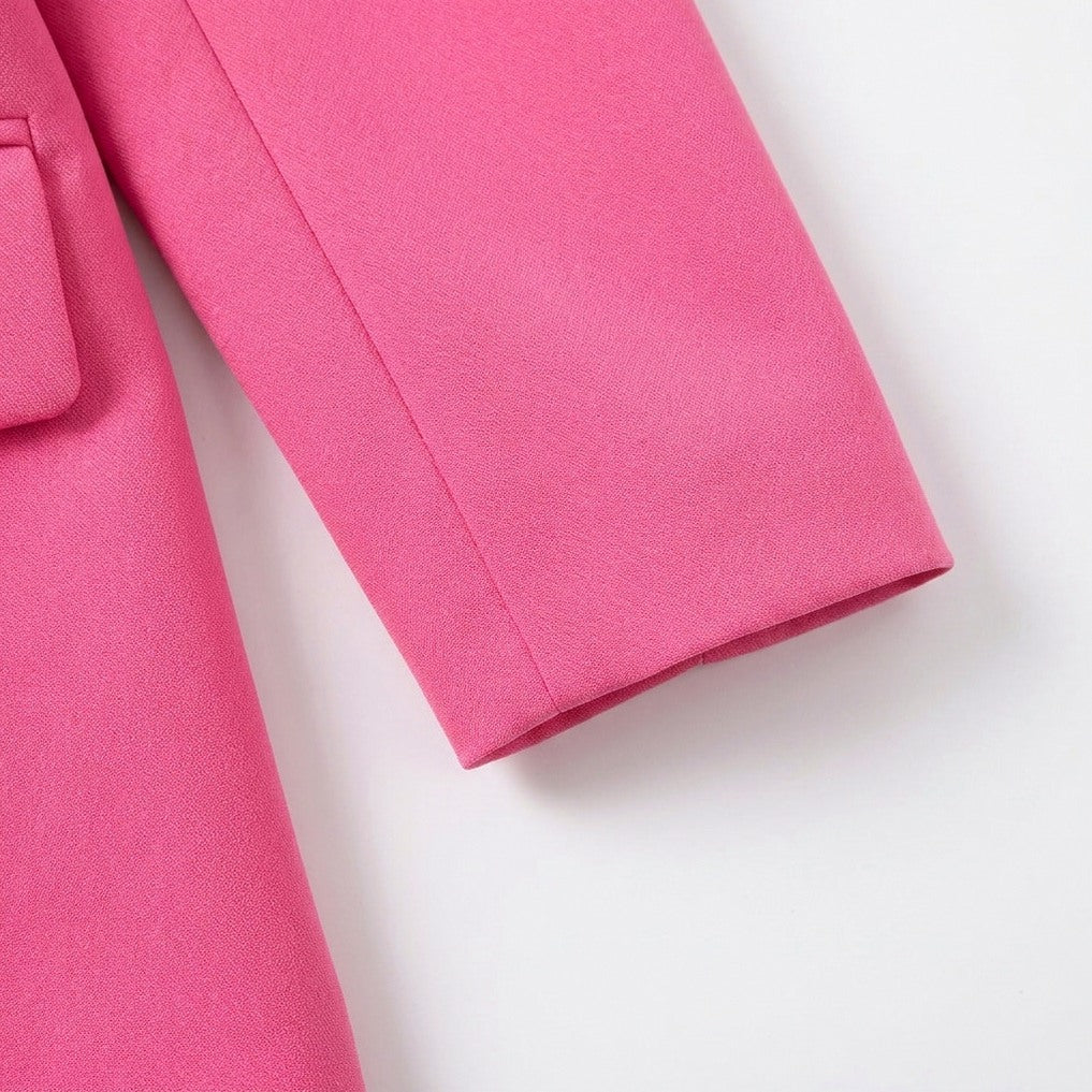 Fitted Long Sleeve Pants Matching Set