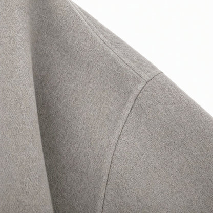 Fleece Cowl Neck Button Jacket