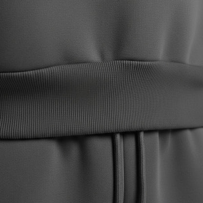 Fleece Hooded Drawstring Tracksuit