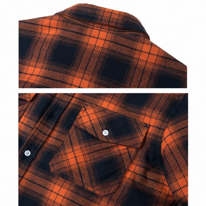Fleece Lined Plaid Flannel Overshirt