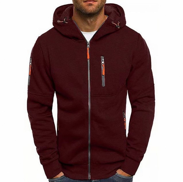 Full Zip Hooded Sweatshirt