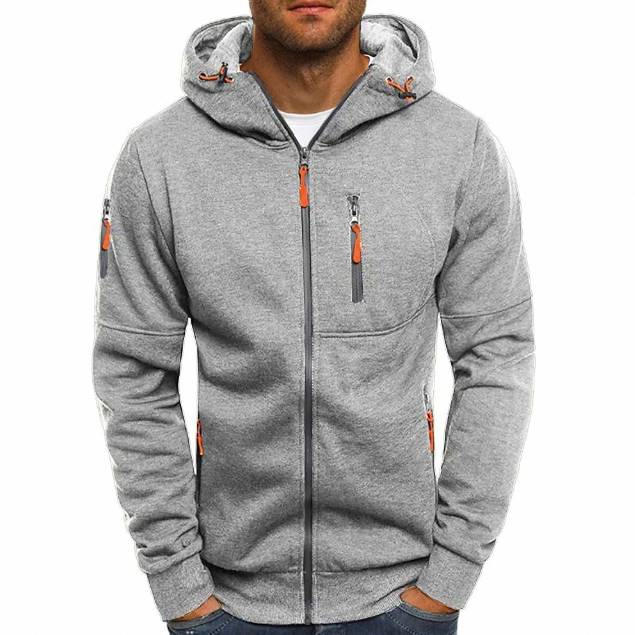 Full Zip Hooded Sweatshirt