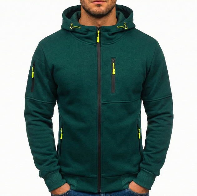 Full Zip Hooded Sweatshirt