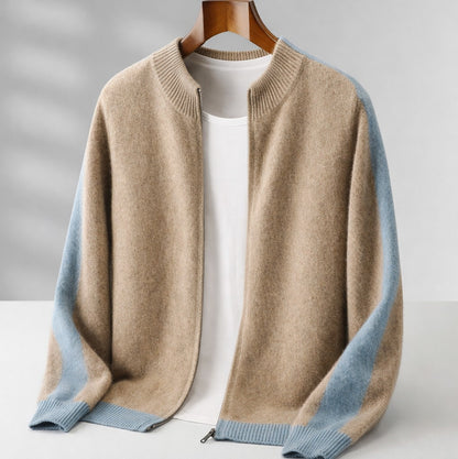 Full Zip Knit Bomber Jacket