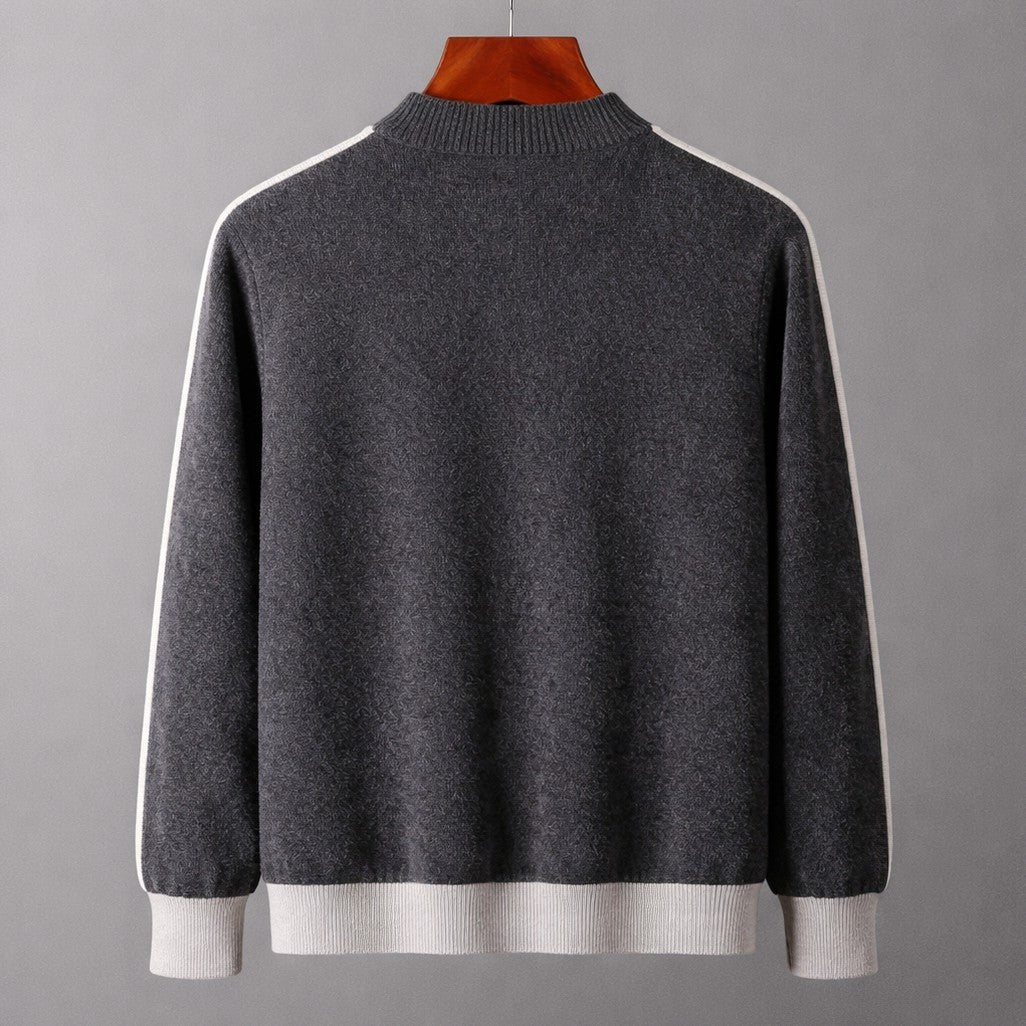Full Zip Knit Bomber Jacket