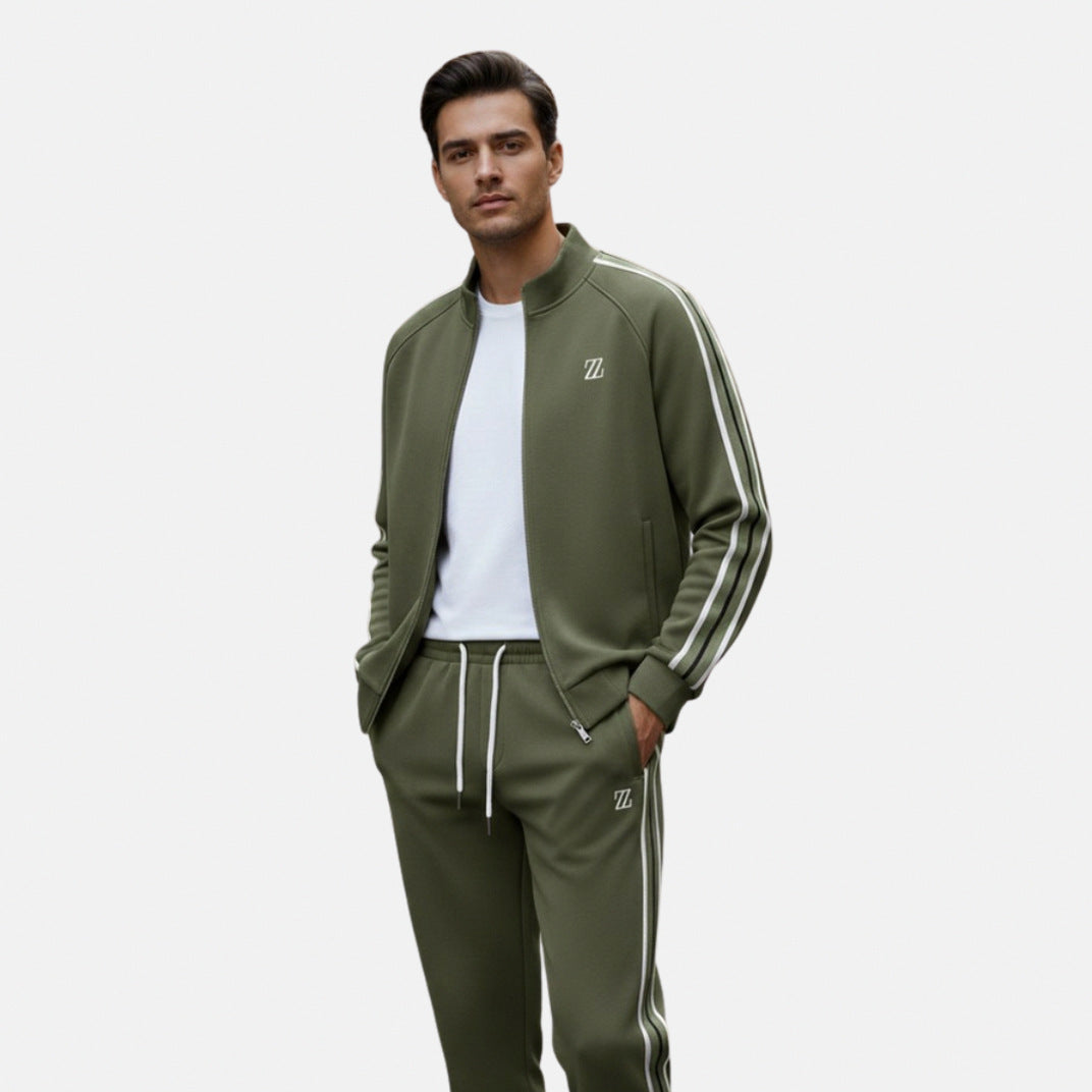 Full Zip Stand Collar Tracksuit