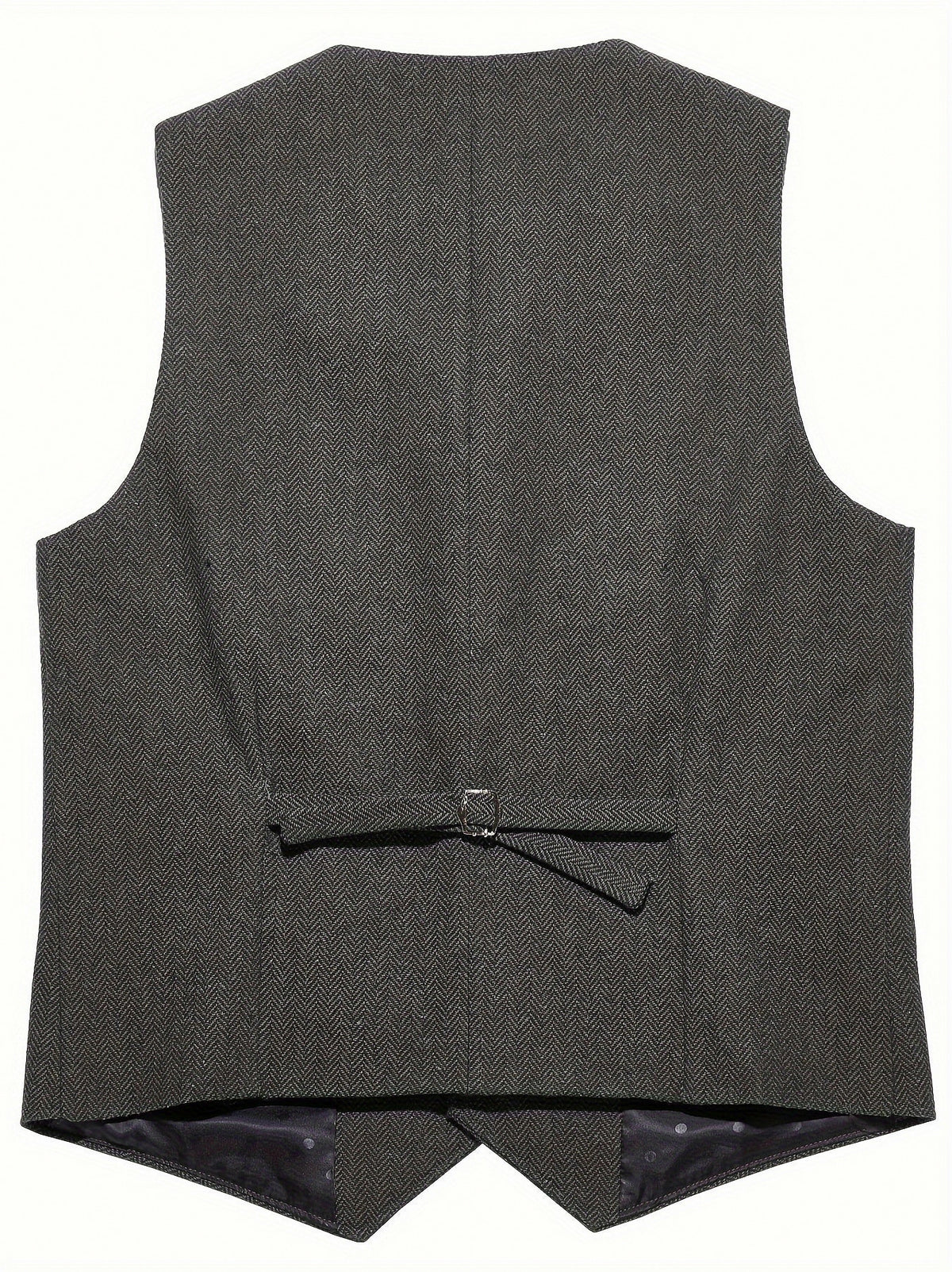 Herringbone Notch Lapel Suit Vest