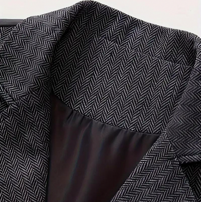 Herringbone Slim Fit Suit Vest