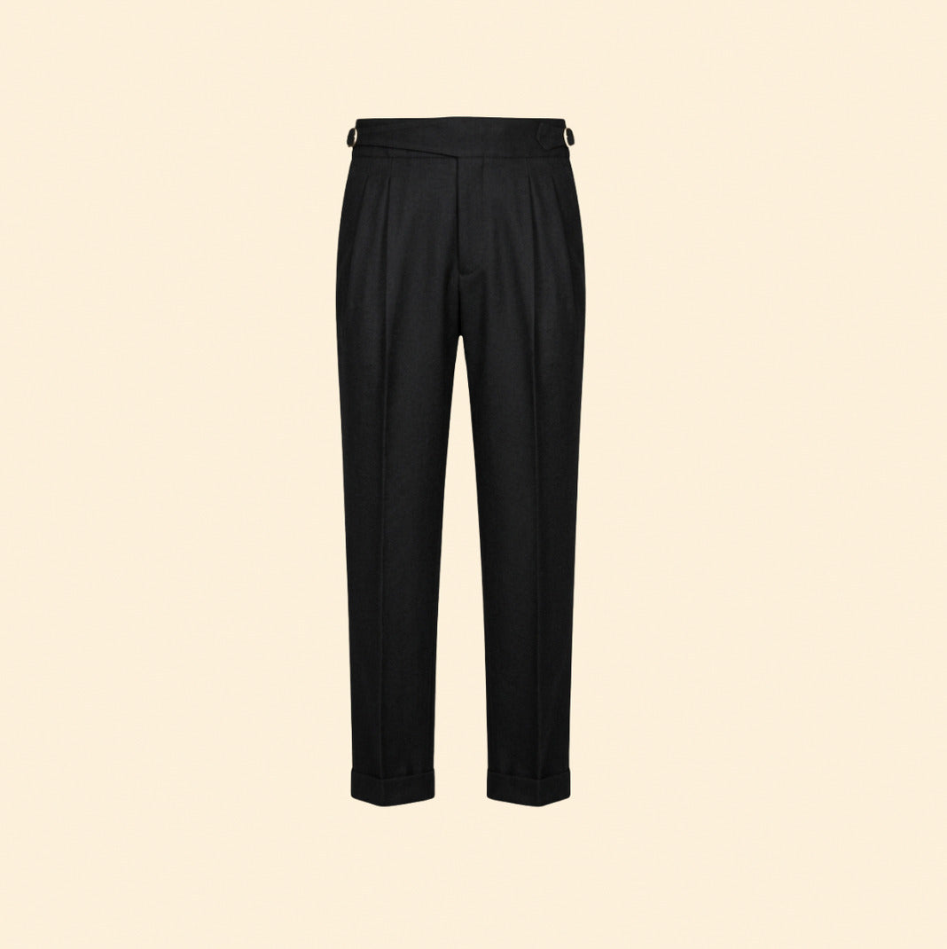 High Waist Pleated Dress Pants
