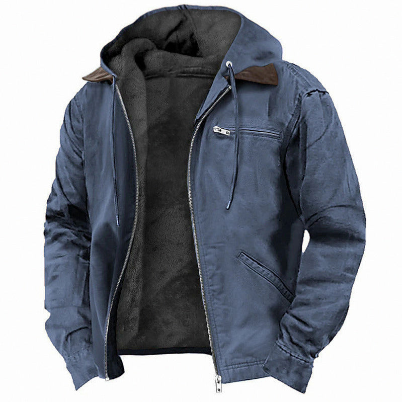 Hooded Full Zip Fleece Jacket