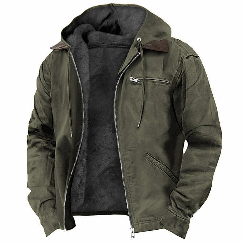Hooded Full Zip Fleece Jacket