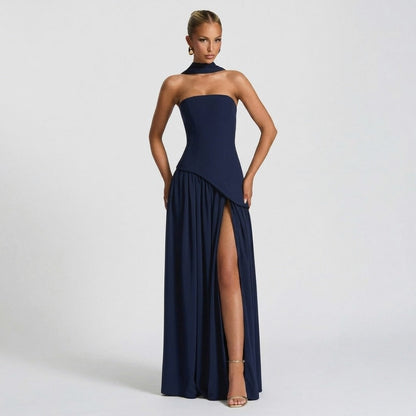 Strapless Corset Maxi Dress