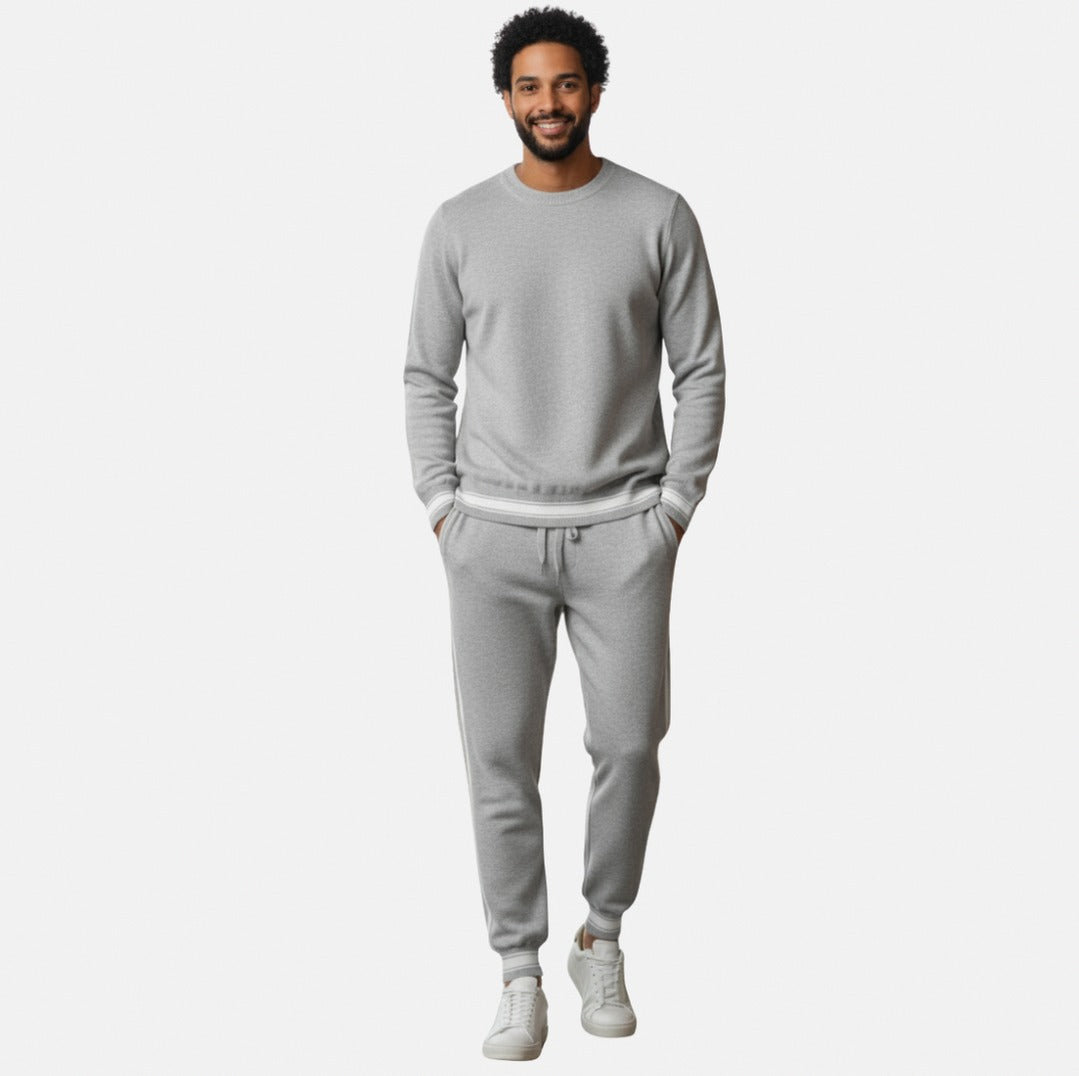 Knit Crew Neck Tracksuit