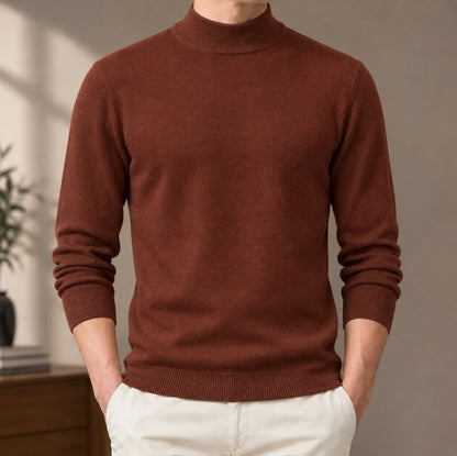 Knit Mock Neck Sweater