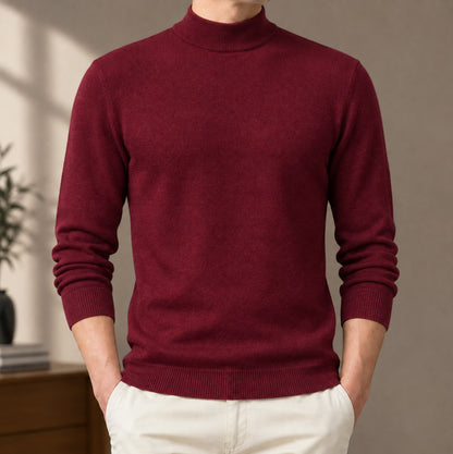 Knit Mock Neck Sweater
