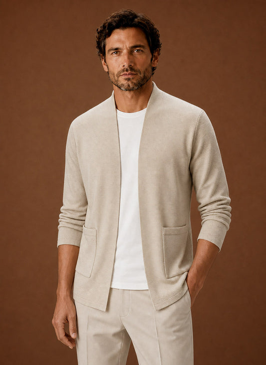 Knit Open Front Cardigan