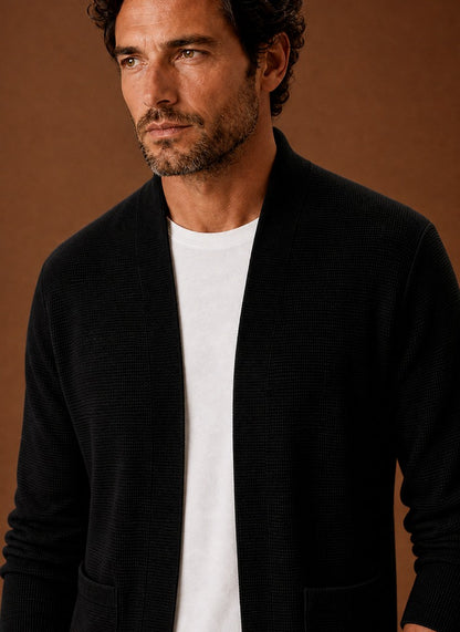Knit Open Front Cardigan