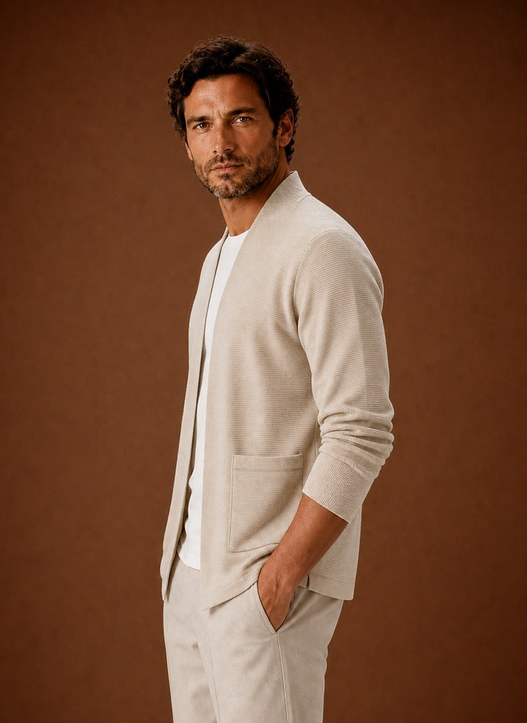 Knit Open Front Cardigan